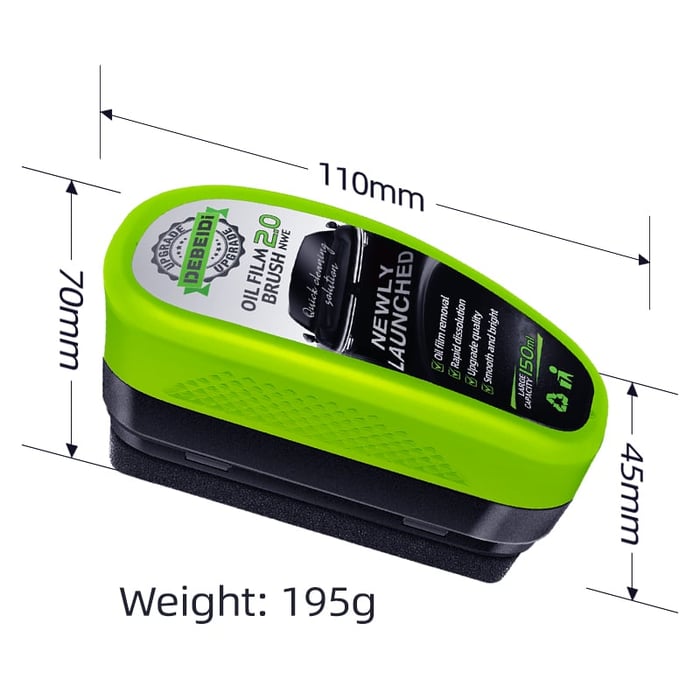 Car Windshield Cleaning Brush with 150 ml in filled solution for Glasses