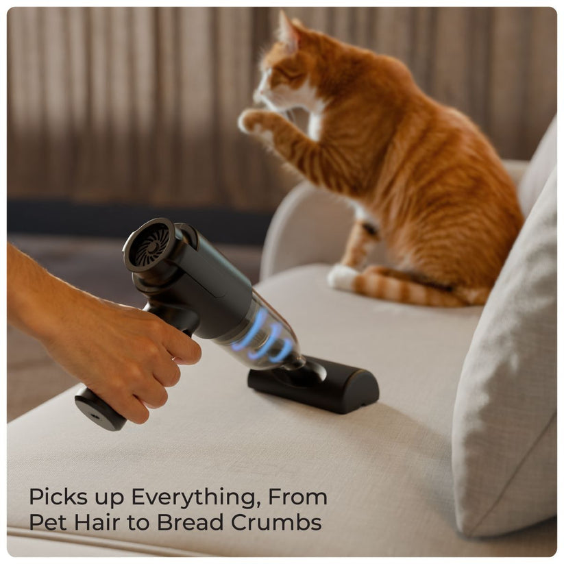 Xech | 9000Pa Turbo Suction Cleaner | Cordless & Compact Design | Dual Function for Car, Home, Office & portable uses